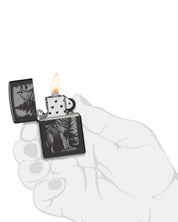 Zippo accendino Limited Edition made in USA lupo nero