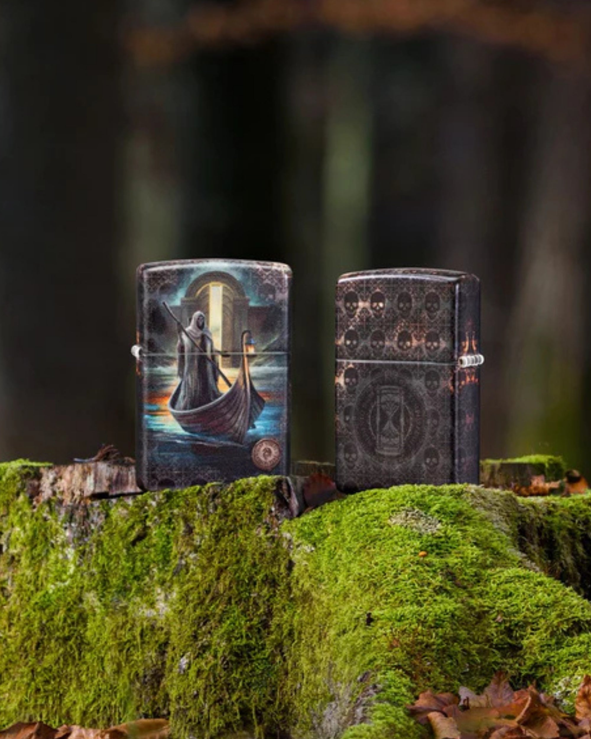 Zippo accendino Limited Edition made in USA Anne Stokes traghettatore
