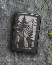 Zippo accendino Limited Edition made in USA lupo nero