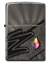 Zippo accendino Limited Edition Cristal Z armor 360 nero made in USA