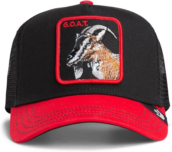 Goorin Bros. Trucker Cap Cappellino Fab Farm 'the Goat Steer' Rosso Nero Unisex