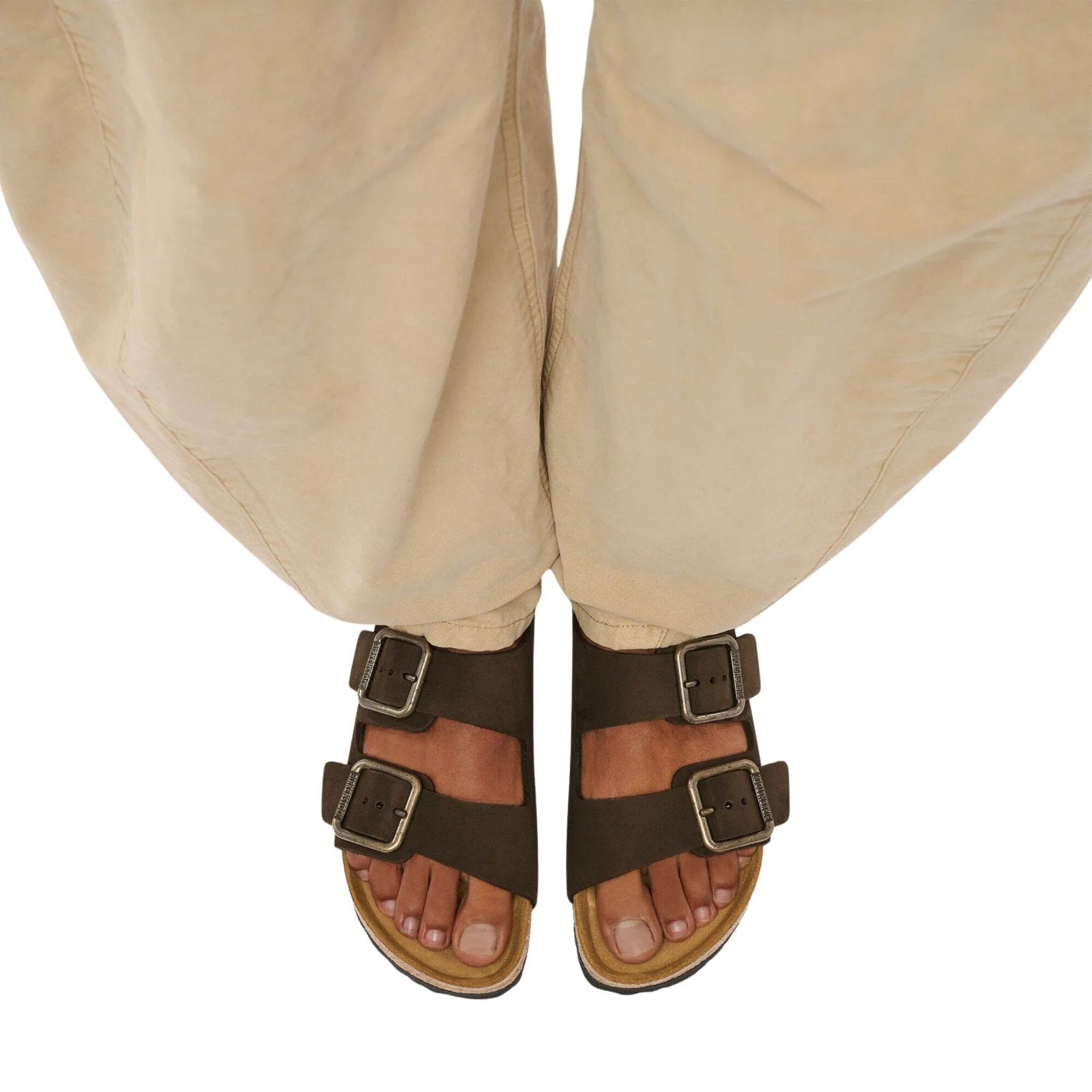Birkenstock Clog Arizona pelle nabuk Leather sandalo donna sughero calz stretta - Made in Germany