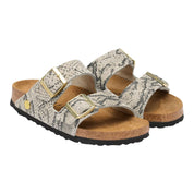 Birkenstock Clog Arizona pelle scamosciata Snake sandalo donna sughero calz stretta - Made in Germany