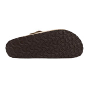 Birkenstock Sandalo Clog Boston tabacco, Oiled Leather calzata stretta in pelle Made in Germany