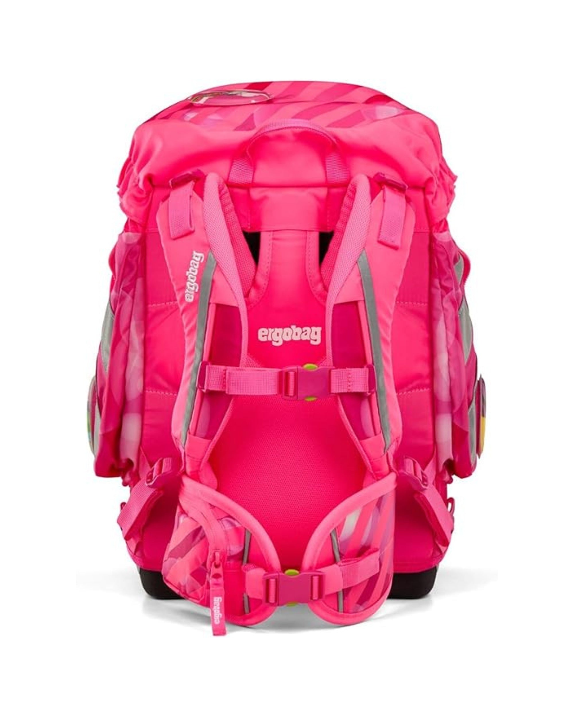 Ergobag Zaino Scuola PACK SET con Portapenne Resistente Sporco In Poliestere Fucsia WonBearful Unicorn