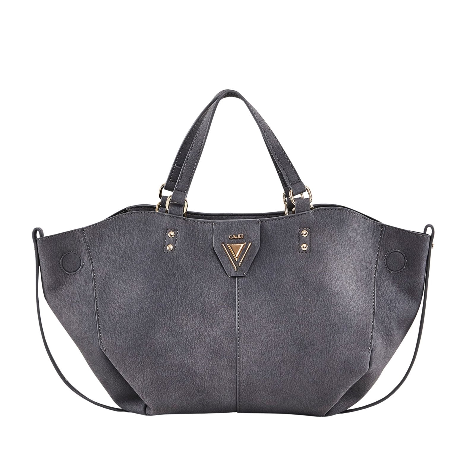 Gaudi Borsa a mano tracolla shopper donna  SHOULDER BAG - linea GOLENE - cm 26x32x11 DENIM