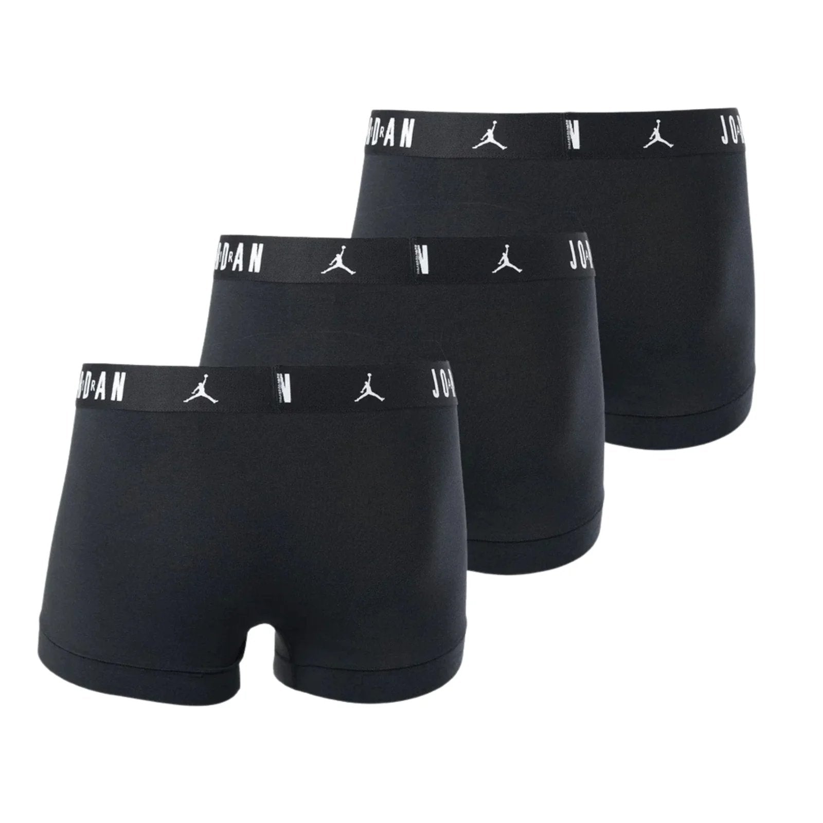 Jordan Mens Confezione 3 Pezzi Boxer Uomo Nero