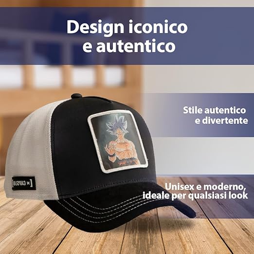 Cappellino Capslab x DBS Premium, Patch 3D, Ultra Inst 3D Patch, Trucker Cap