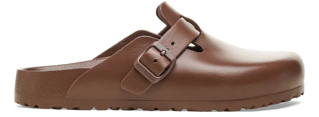 Birkenstock Sandalo Clog Boston marrone Eva calzata stretta Made in Germany