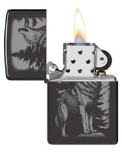 Zippo accendino Limited Edition made in USA lupo nero