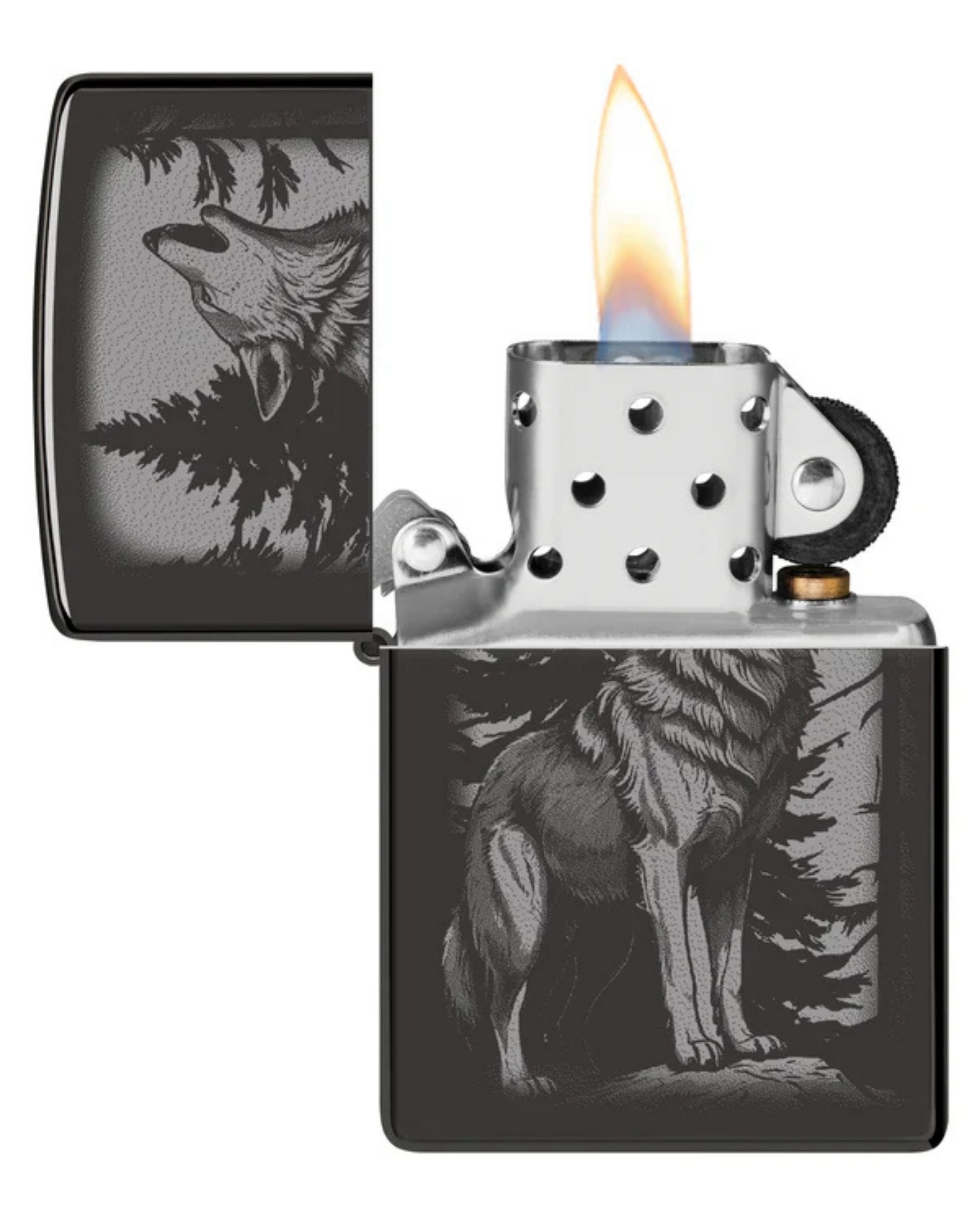 Zippo accendino Limited Edition made in USA lupo nero