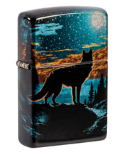 Zippo accendino Limited Edition made in USA lupo e luna