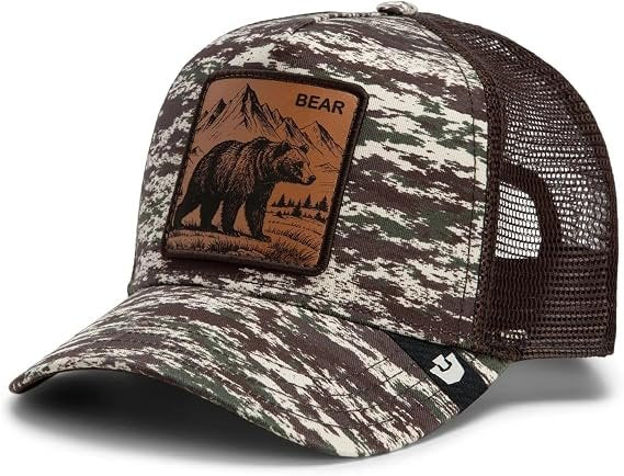Goorin Bros. Cappellino Camo Engraved Bear Camouflage Unisex