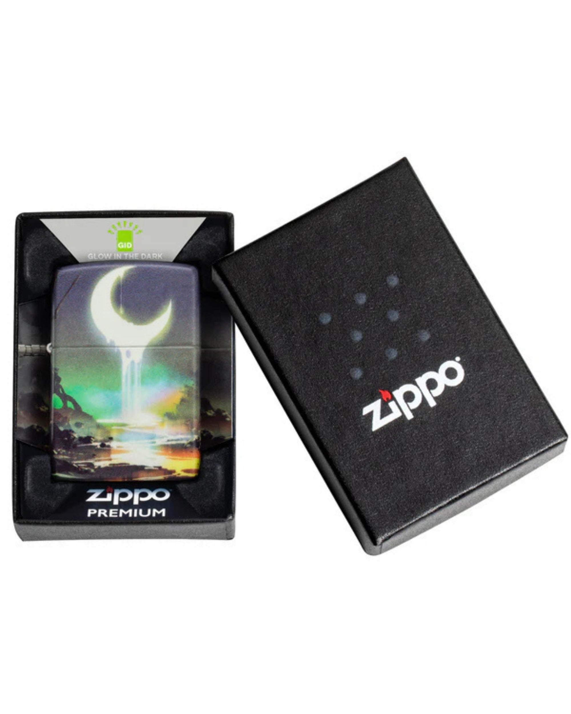 Zippo accendino Limited Edition made in USA luna si illumina al buio