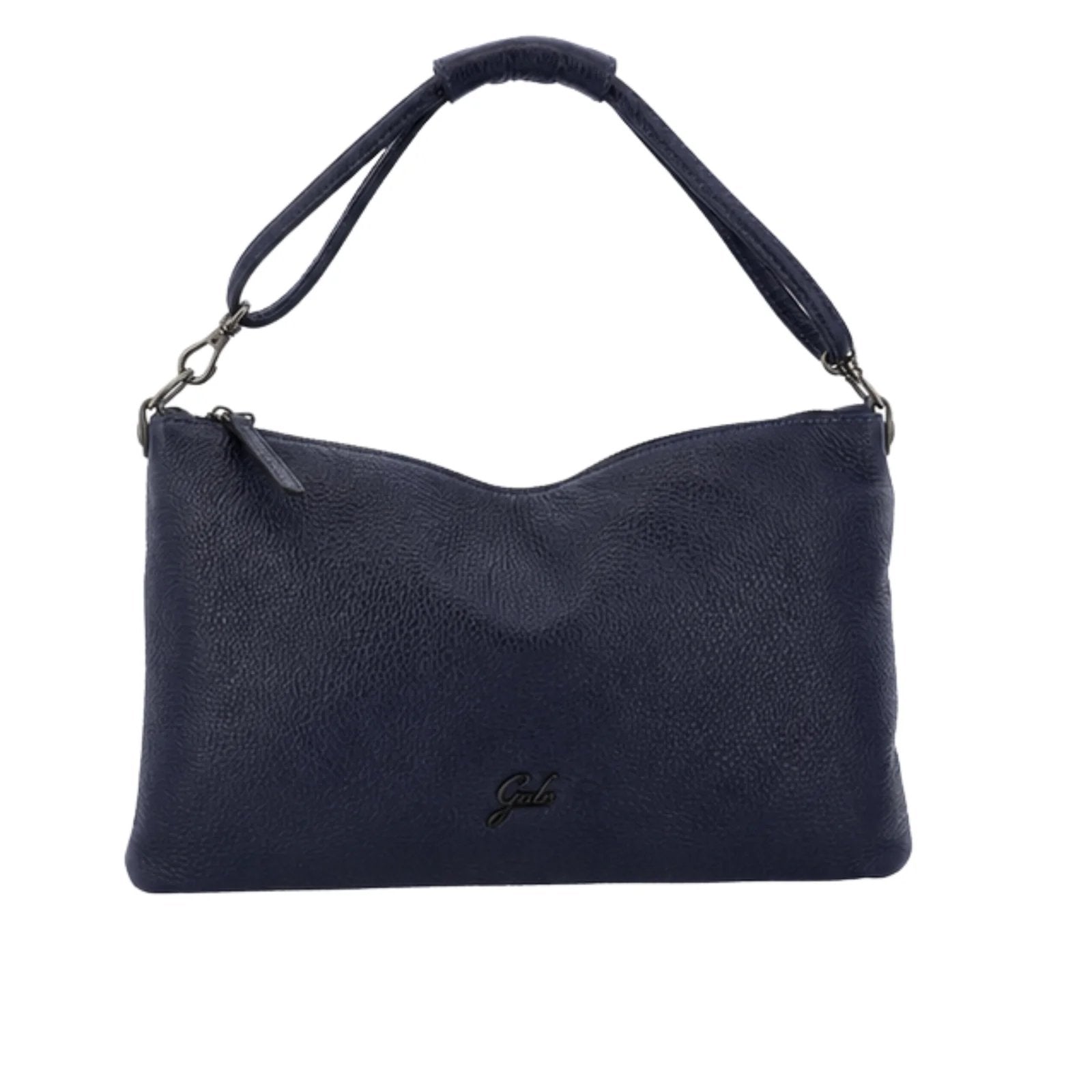 Gabs Borsa Pochette Spalla Tracolla Beyonce EW Pelle Black Made in ITALY - Blu ink