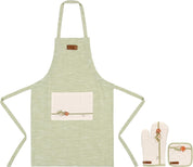 THUN Set regalo cucina Vassoio legno Guantone Grembiule Presina idea regalo