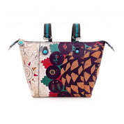 Gabs G3 Plus M Basic Borsa Zaino Trasformabile Hobo Shopper Tote Bauletto in Pelle Stampa Tripoli