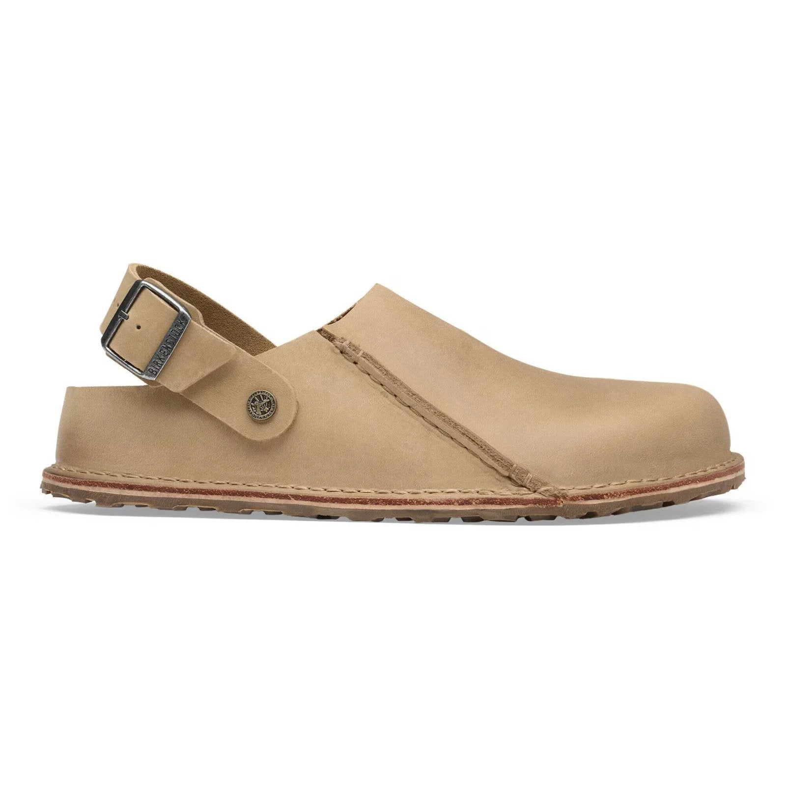 Birkenstock Clog Lutry Premium tabacco sandalo donna uomo sughero calz stretta beige  Made in Germany
