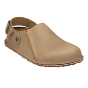Birkenstock Clog Lutry Premium tabacco sandalo donna uomo sughero calz stretta beige  Made in Germany