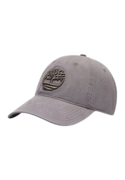 Timberland Cappello Con Visiera Soundview 100% Cotone con Ricami Grigio Scuro Unisex