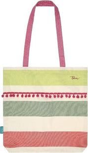 THUN Set Borsa pochette e telo mare Eleganza Esotica 100% COTONE - D003320