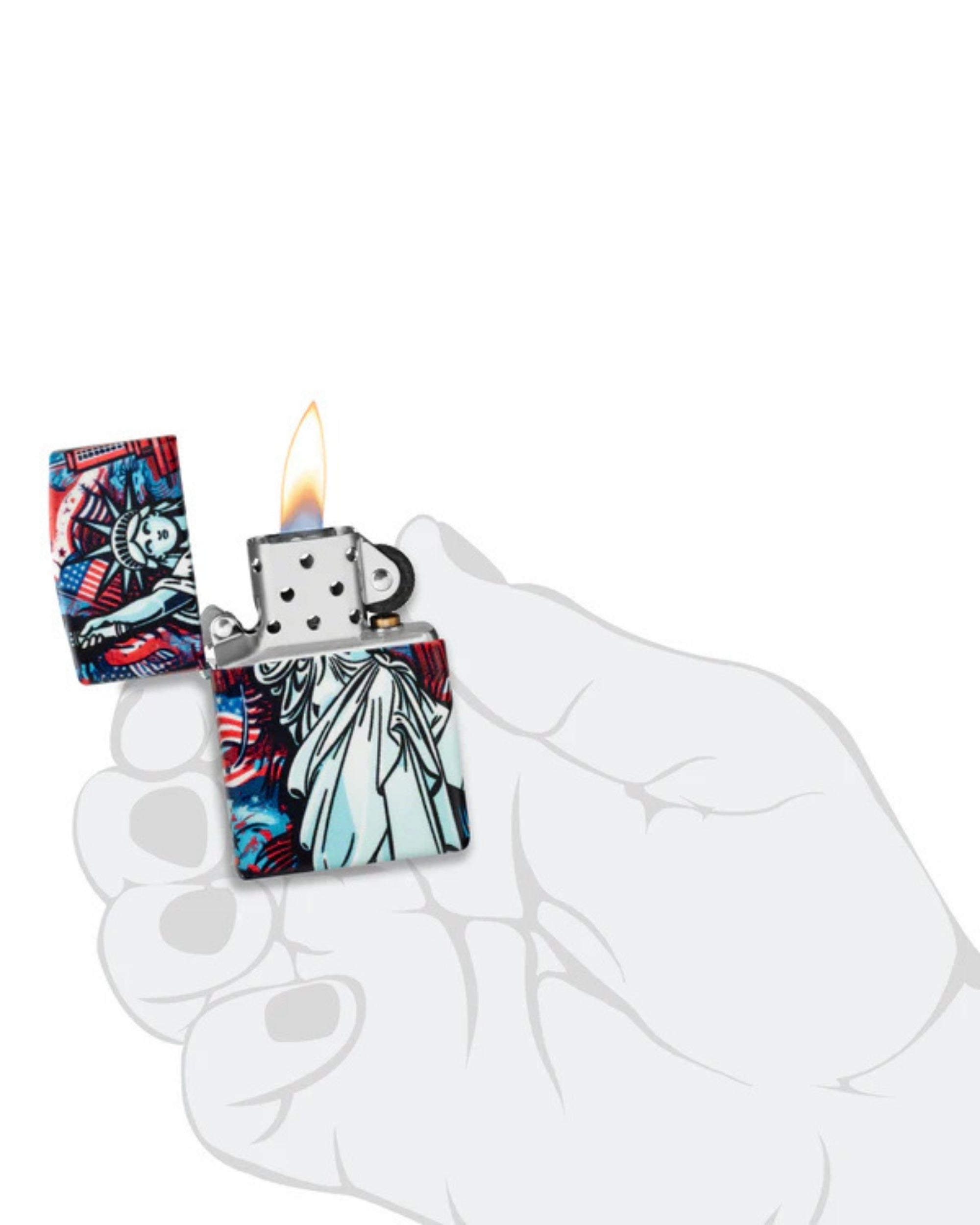 Zippo accendino Limited Edition made in USA statua liberta'