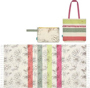 THUN Set Borsa pochette e telo mare Eleganza Esotica 100% COTONE - D003320
