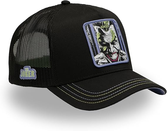 Cappellino Capslab x DC Comics, Joker, in twill di cotone, Trucker Cap