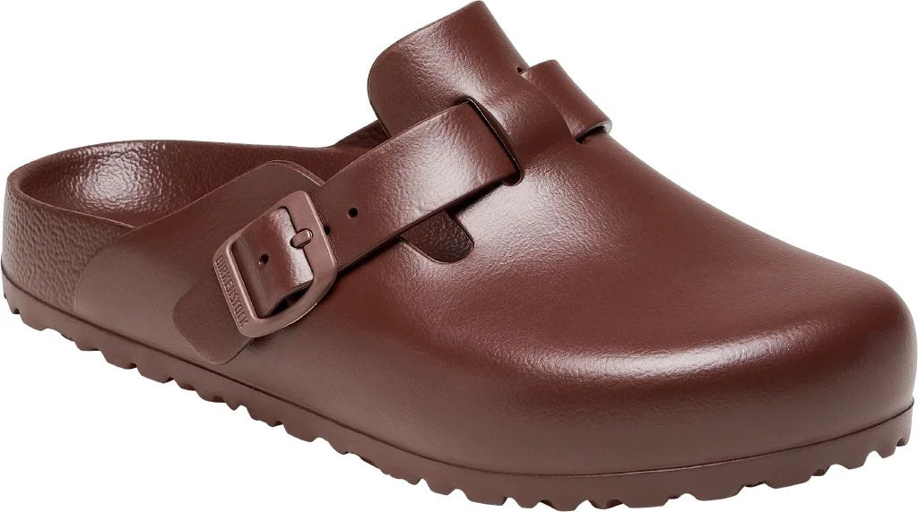 Birkenstock Sandalo Clog Boston marrone Eva calzata stretta Made in Germany