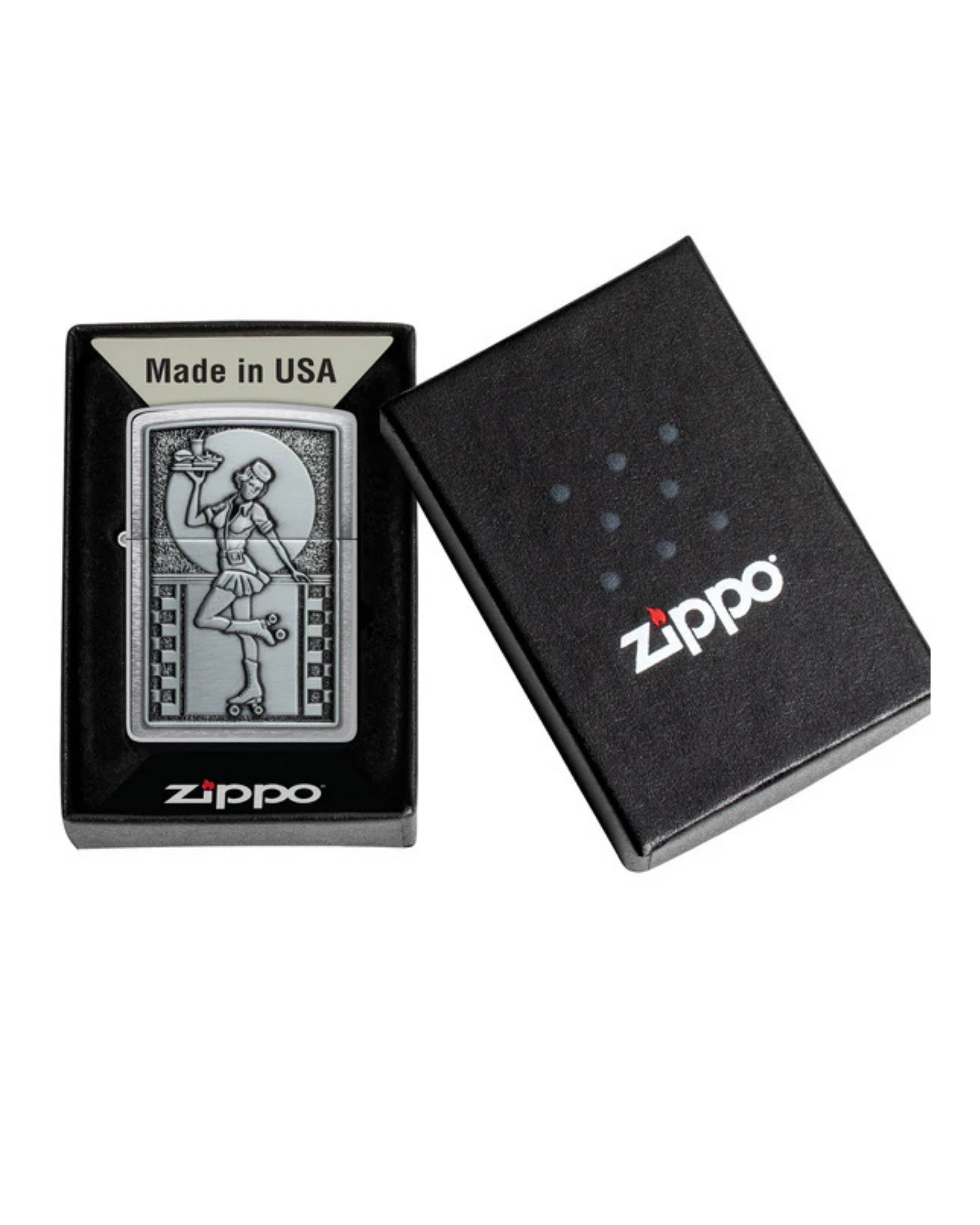 Zippo accendino Limited Edition made in USA cameriera roller
