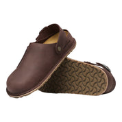 Birkenstock Clog Lutry Premium habana sandalo donna uomo sughero calz stretta