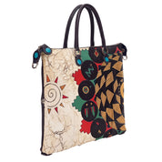 Gabs G3 Plus M Basic Borsa Zaino Trasformabile Hobo Shopper Tote Bauletto in Pelle Stampa Tripoli