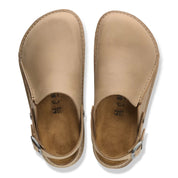 Birkenstock Clog Lutry Premium tabacco sandalo donna uomo sughero calz stretta beige  Made in Germany