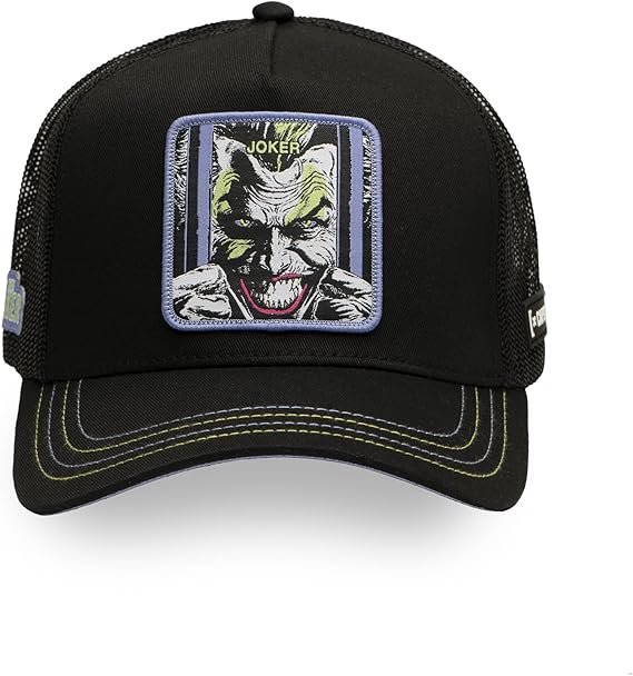 Cappellino Capslab x DC Comics, Joker, in twill di cotone, Trucker Cap