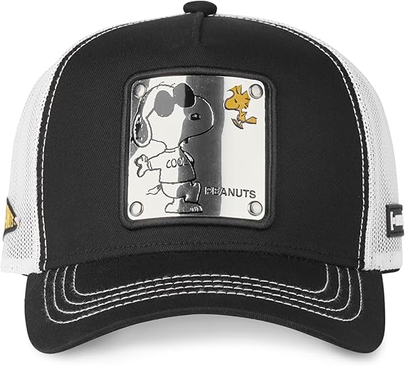 Cappellino Capslab x Peanuts, Snoopy con placca metallica
