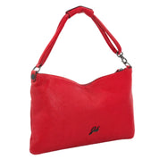 Gabs Borsa Pochette Spalla Tracolla Beyonce EW Pelle Black Made in ITALY - Rosso Fuoco