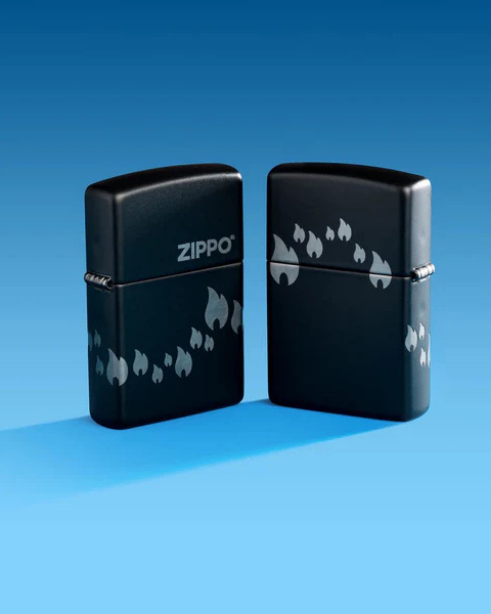 Zippo accendino Limited Edition made in USA nero matte cuori