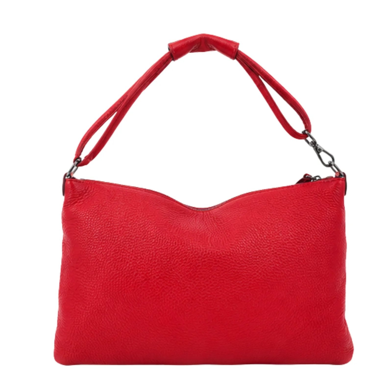 Gabs Borsa Pochette Spalla Tracolla Beyonce EW Pelle Black Made in ITALY - Rosso Fuoco