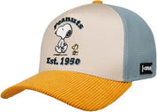 Cappellino Capslab x Peanuts, Snoopy, visiera semi curva premium