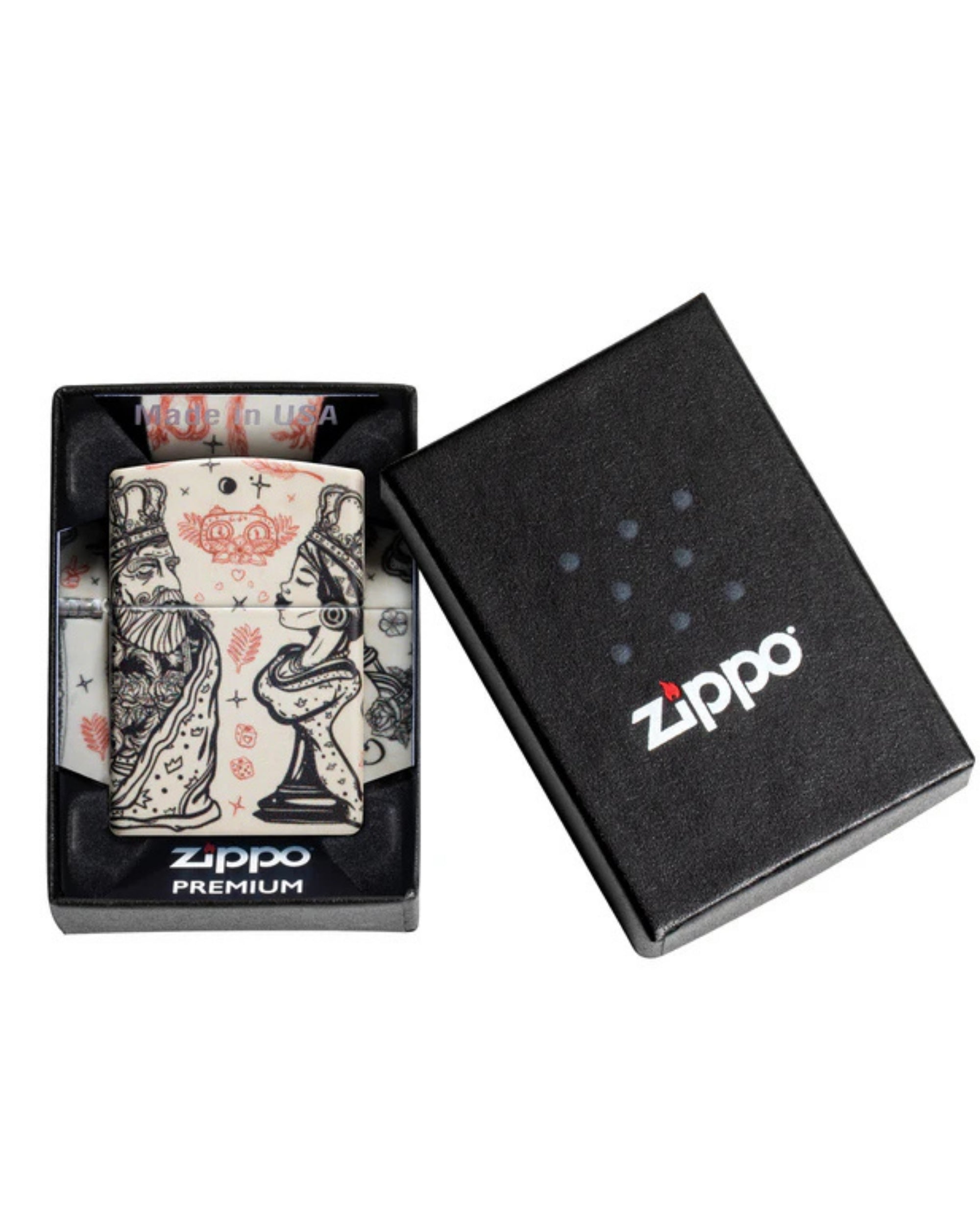 Zippo accendino Limited Edition made in USA scacchi design