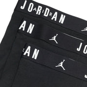 Jordan Mens Confezione 3 Pezzi Boxer Uomo Nero
