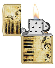 Zippo accendino Limited Edition made in USA Musica Piano