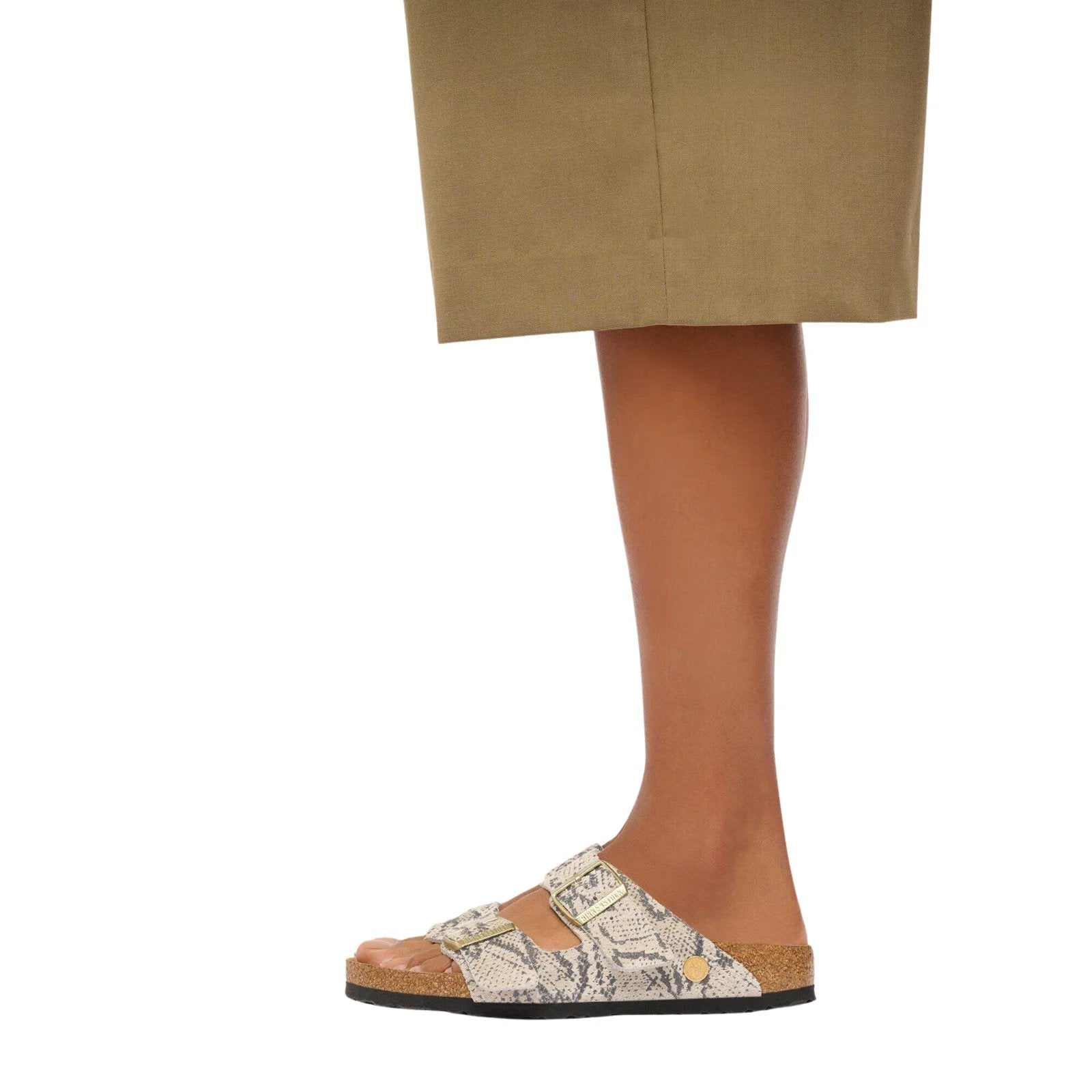 Birkenstock Clog Arizona pelle scamosciata Snake sandalo donna sughero calz stretta - Made in Germany