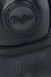 Buffalo Scarpe sneaker alte con zeppa vegan nubuk CLD Corin chunky street donna NERO
