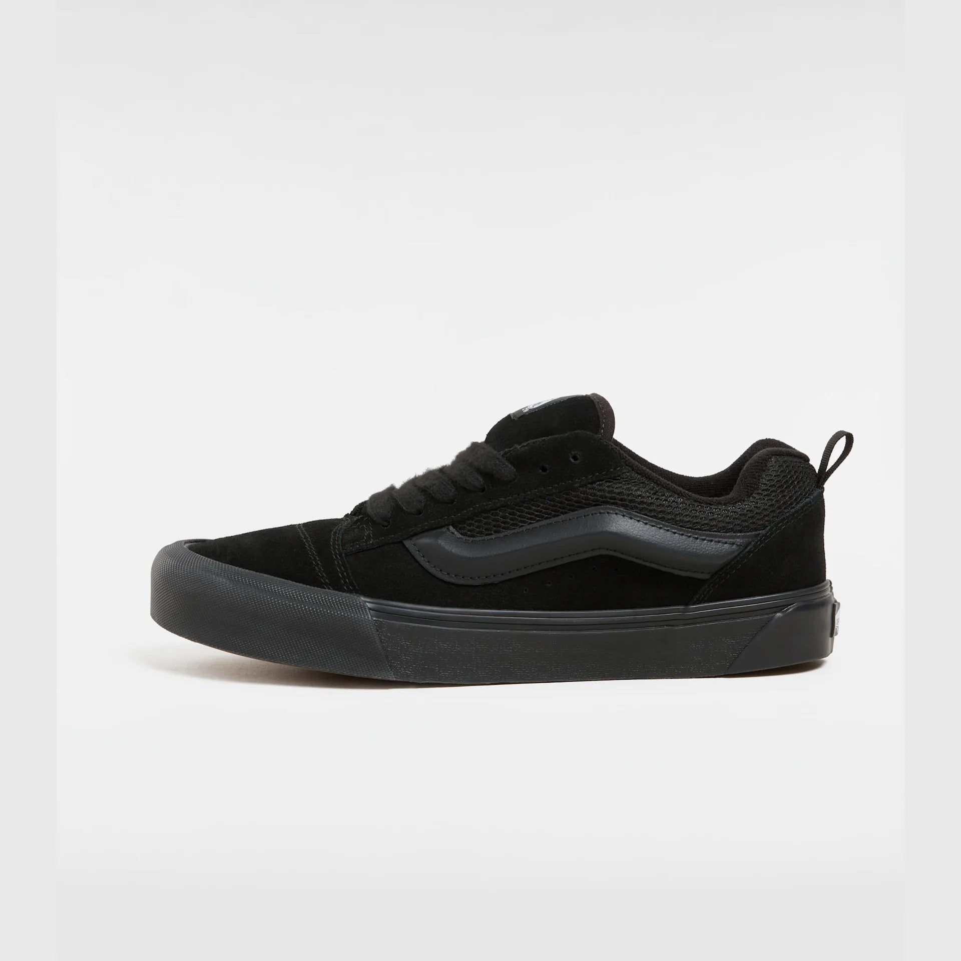 Vans Scarpe Basse Sneakers Knu Skool Donna Tomaia in Pelle Scamosciata Nero