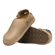 Birkenstock Clog Lutry Premium tabacco sandalo donna uomo sughero calz stretta beige  Made in Germany