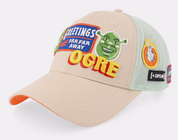 Cappellino Capslab x Shrek, Patches, con finiture premium, Trucker Cap