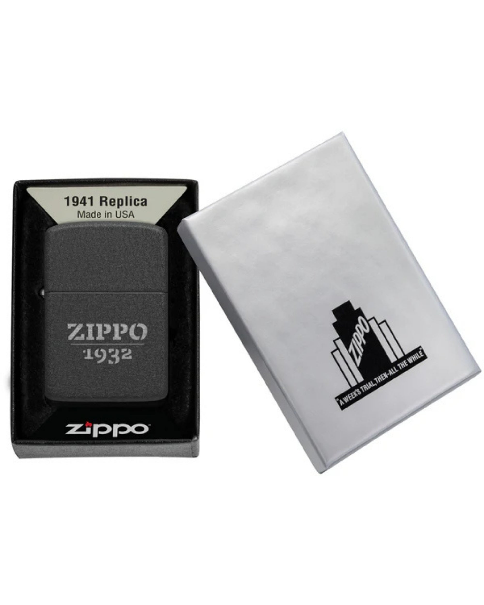 Zippo accendino Limited Edition 1932 replica nero made in USA