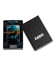 Zippo accendino Limited Edition made in USA lupo e luna