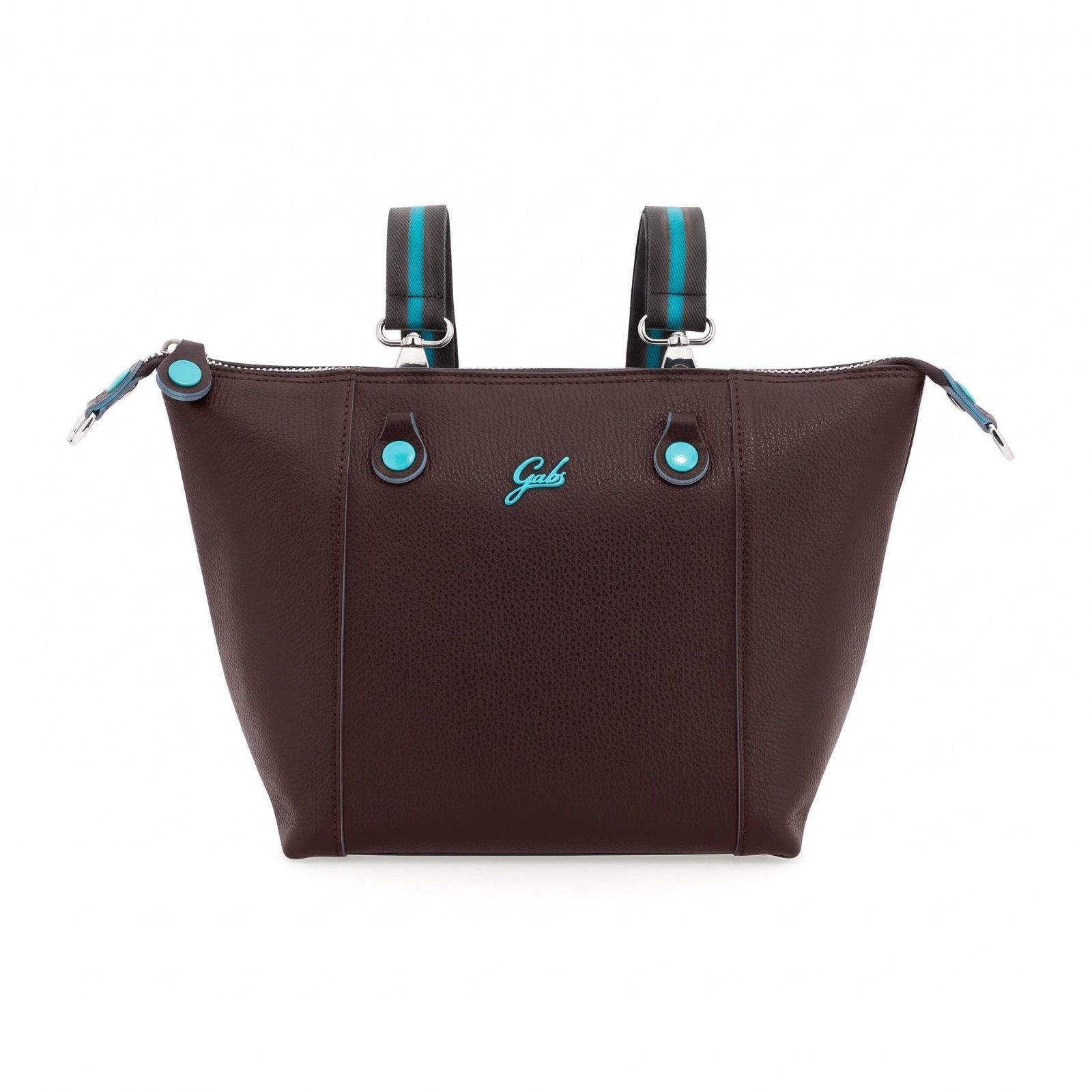 Gabs Borsa Donna trasformabile G3 PLUS L BULL BASIC Shopper Trasformabile Zaino Marrone Moka
